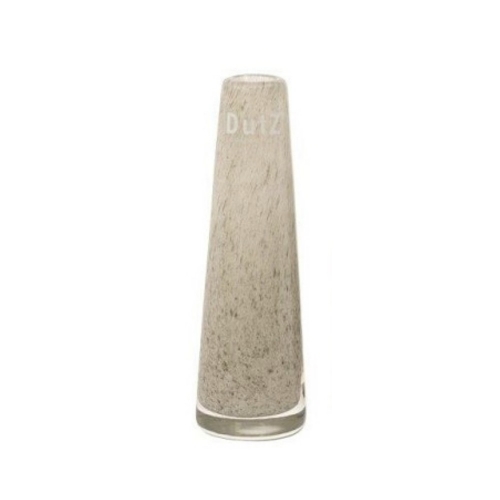 Dutz Vase grau 21 cm lightgrey kleine Glasvase Solifleur
