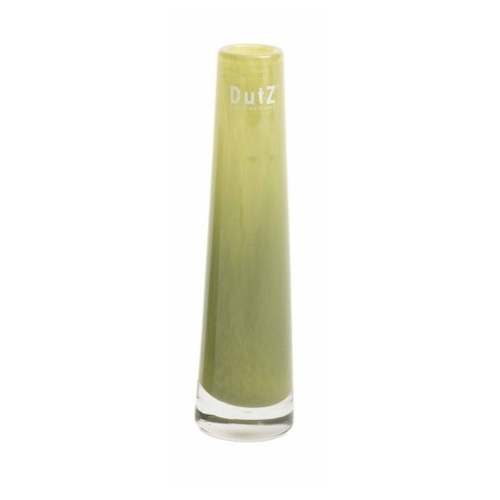 Dutz Vase Moss grün 21 cm kleine Glasvase Solifleur