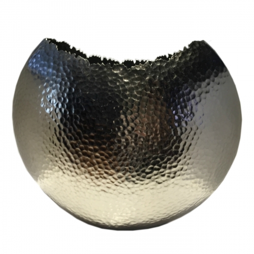 Vase Cut Designer-Vase aus Aluminium 34 cm
