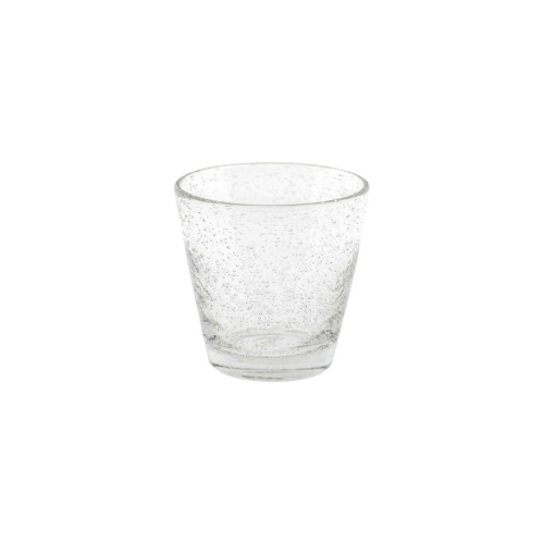 Dutz Glas Conic Clear Bubble H 8,5 D 9 Trinkglas mit Lufteinschlüssen