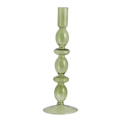 ERISKA Kerzenhalter aus Glas hellgrün von NORDAL