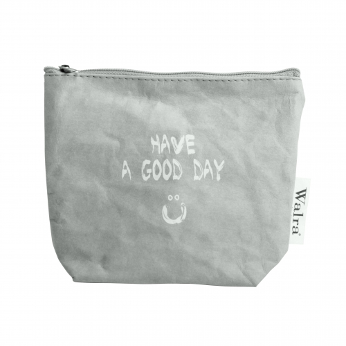 Body & Soul Kosmetiktasche "Have a Good Day" von Walra aus abwaschbarem Papier