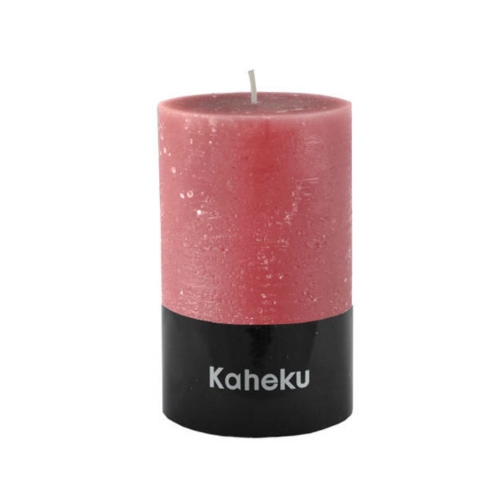 Kaheku-Kerze Cylinderkerze rosa 15 cm