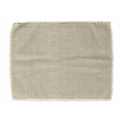 Tischset Platzdecke von Nordal Baumwolle natur 33x48 cm