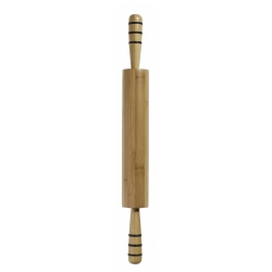 Nudelholz aus Bambus und Silikon von NORDAL leicht und handlich Kuchenrolle Teigrolle 46 cm