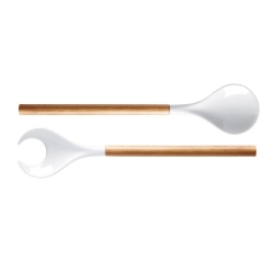Salatbesteck mit Holzgriff natur von ASA Selection - L 32 cm