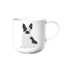 Henkelbecher French Bulldog von Asa Selection 0,4 l Hundemotiv