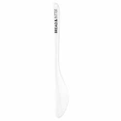 Buttermesser aus Porzellan mit Aufschrift Bread & Butter 18x2,5 cm