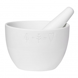 Mrser mit Stel von Raeder Design Porzellan wei