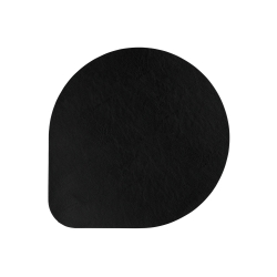Tischset von Asa aus Lederimitat 36,5x36,5 cm Schwarz