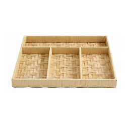 Allium Schubladen-Organizer von NORDAL Besteckkasten 41x41x4 cm