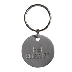 Hundemarke Frei Schnauze von Rder Design, Metall, silber