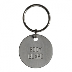 Hundemarke Bodyguard von Rder Design, Metall, silber