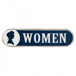 Metallschild Women von Nordal Toilettenschild Schild WC