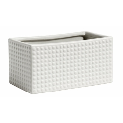 Aufbewahrungsbox Container aus Keramik von Nordal creme 14x7x8cm