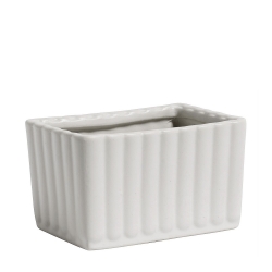 Aufbewahrungsbox Container aus Keramik von Nordal creme 6x7x10cm